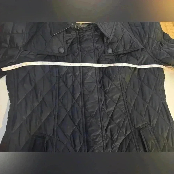 Burberry Brit Finsbridge Long Quilted Coat with Belt w COA size L - Picture 12 of 12
